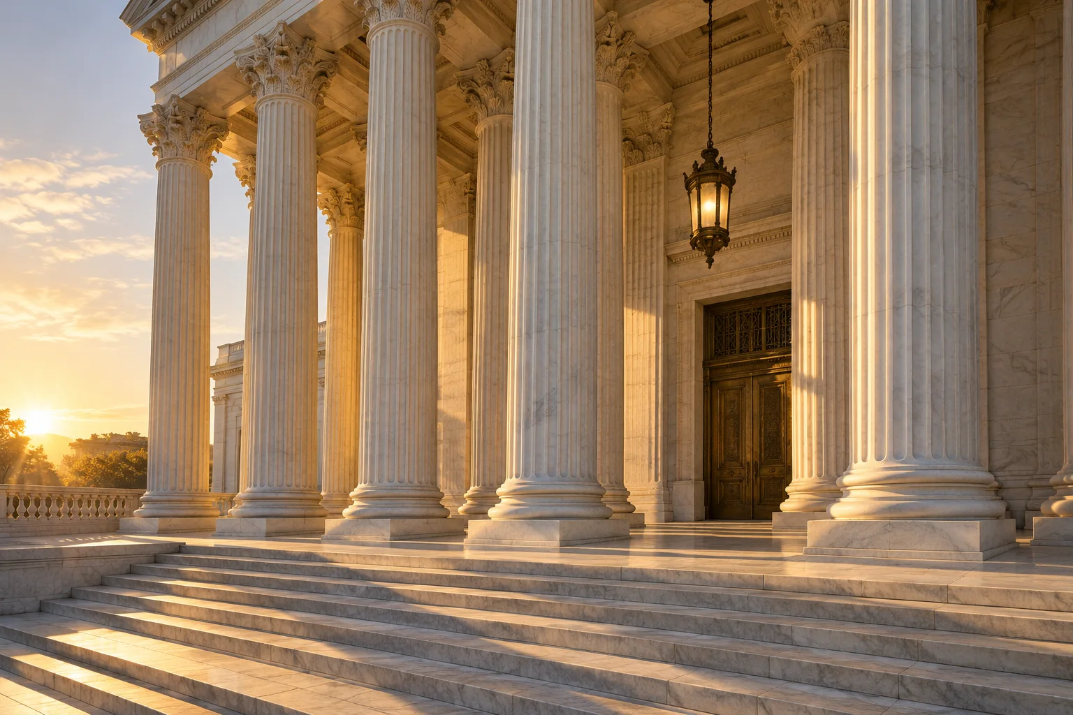 United States Court of Appeals neoclassical marble courthouse portico